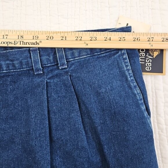 Vintage Dockers Jeans Men's 54x32 Pleated Denim High Rise 80s USA Made NWT NEW - Picture 12 of 16